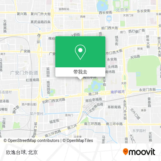 欣逸台球地图