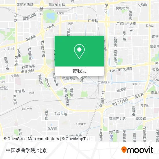 中国戏曲学院地图