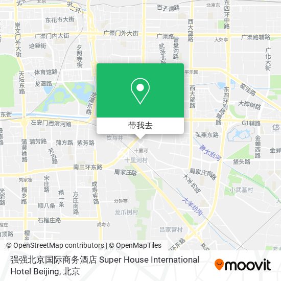 强强北京国际商务酒店 Super House International Hotel Beijing地图