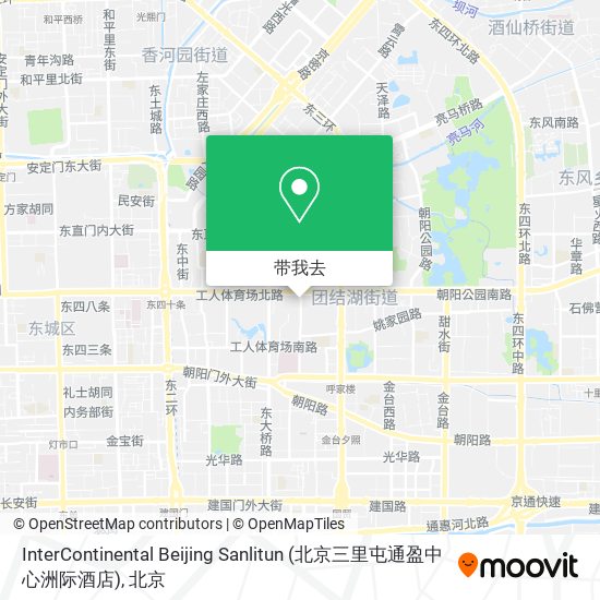 InterContinental Beijing Sanlitun (北京三里屯通盈中心洲际酒店)地图