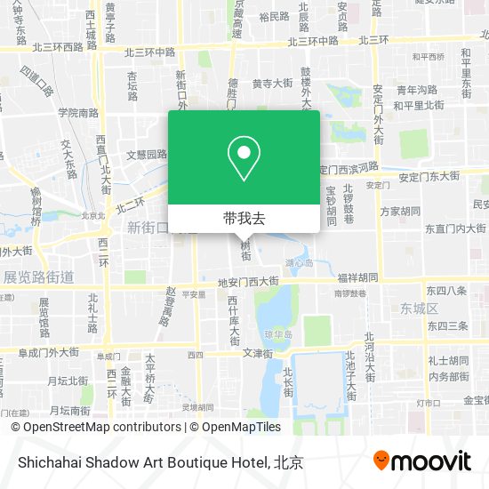 Shichahai Shadow Art Boutique Hotel地图