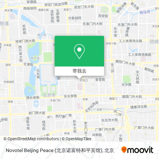 Novotel Beijing Peace (北京诺富特和平宾馆)地图