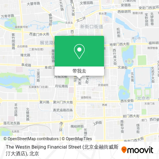 The Westin Beijing Financial Street (北京金融街威斯汀大酒店)地图