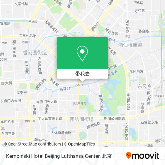 Kempinski Hotel Beijing Lufthansa Center地图