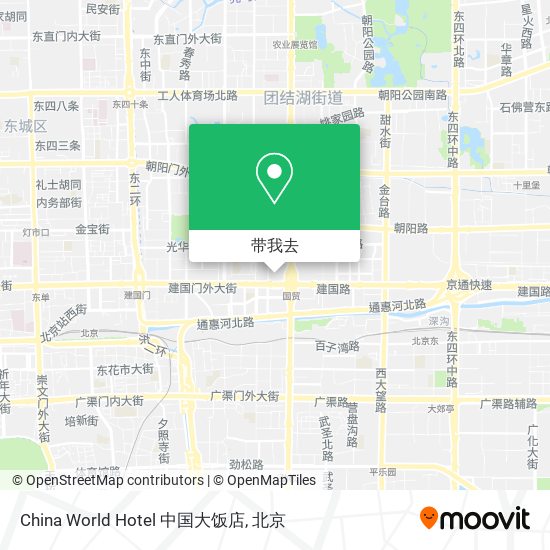 China World Hotel 中国大饭店地图