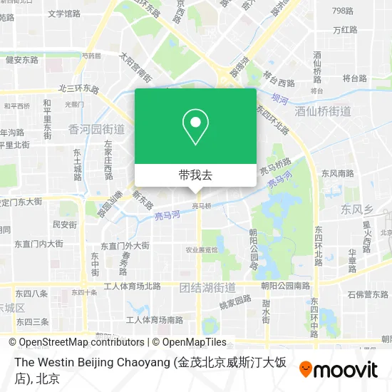 The Westin Beijing Chaoyang (金茂北京威斯汀大饭店)地图