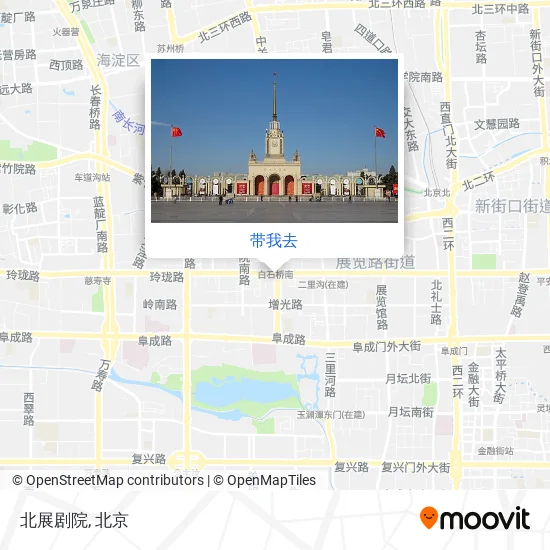 北展剧院地图