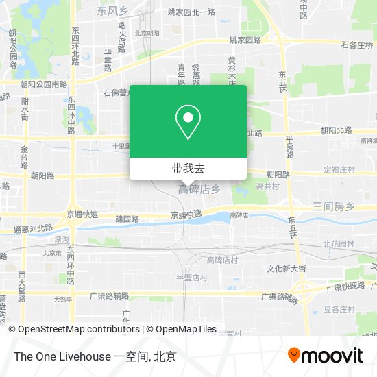The One Livehouse 一空间地图