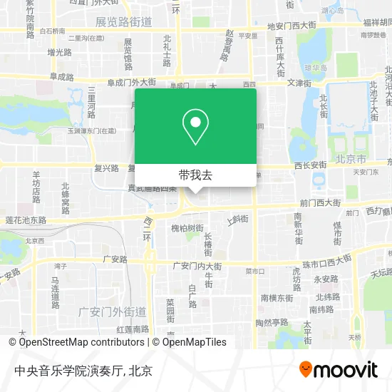 中央音乐学院演奏厅地图