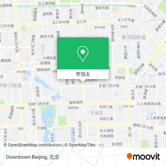 Downtown Beijing地图