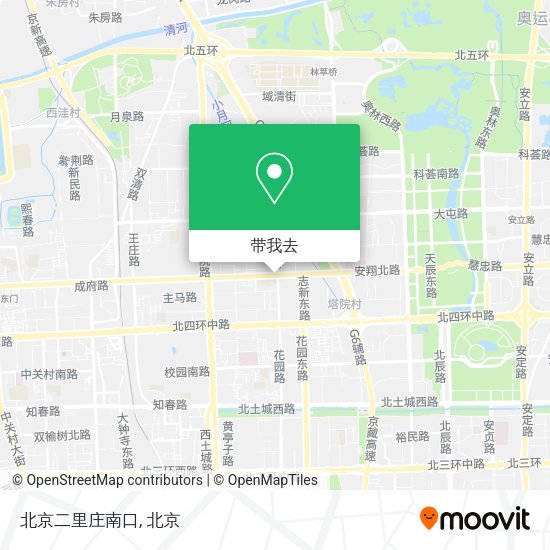 北京二里庄南口地图
