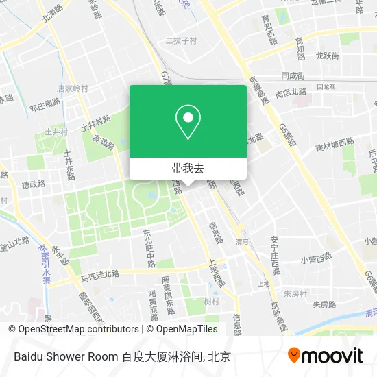 Baidu Shower Room 百度大厦淋浴间地图