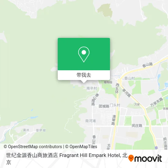 世纪金源香山商旅酒店 Fragrant Hill Empark Hotel地图