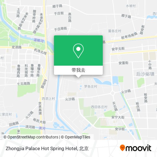 Zhongjia Palace Hot Spring Hotel地图