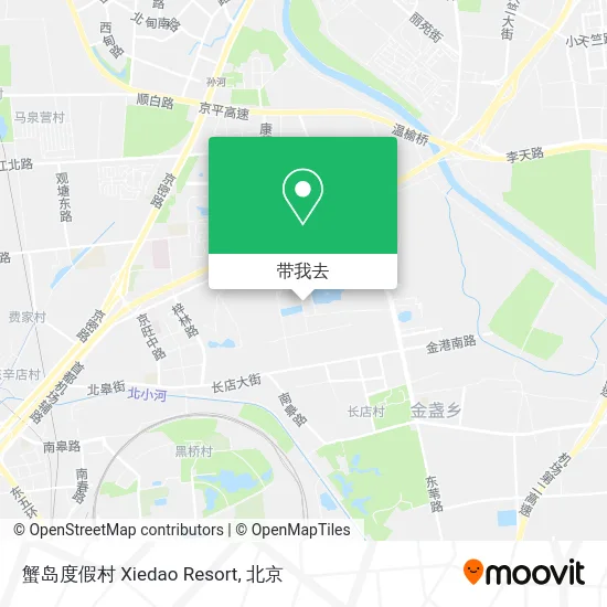 蟹岛度假村 Xiedao Resort地图