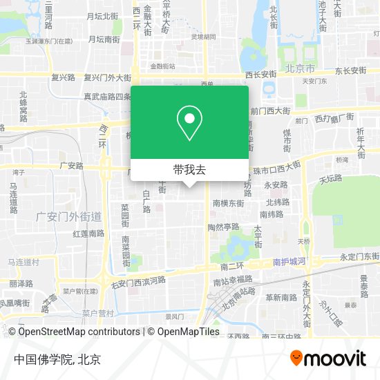 中国佛学院地图