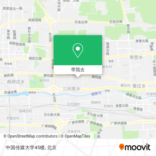 中国传媒大学45楼地图