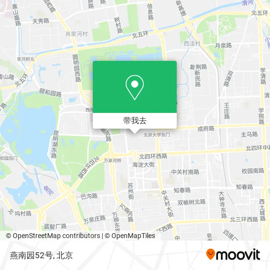 燕南园52号地图