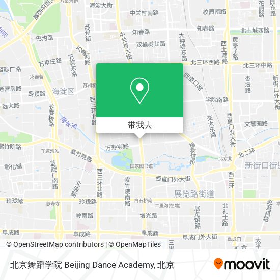 北京舞蹈学院 Beijing Dance Academy地图