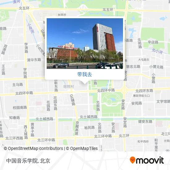 中国音乐学院地图
