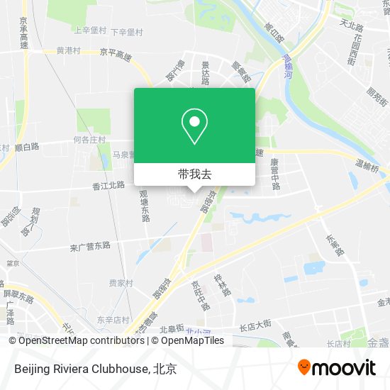 Beijing Riviera Clubhouse地图