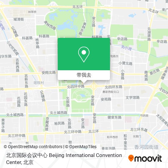 北京国际会议中心 Beijing International Convention Center地图