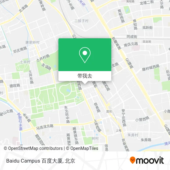 Baidu Campus 百度大厦地图