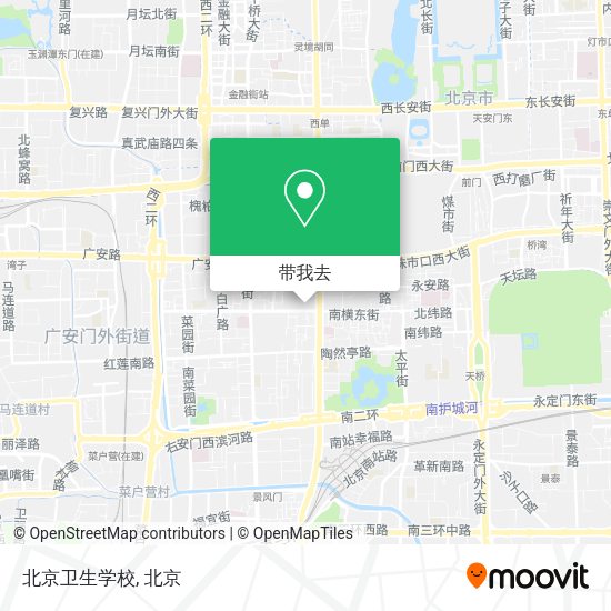 北京卫生学校地图