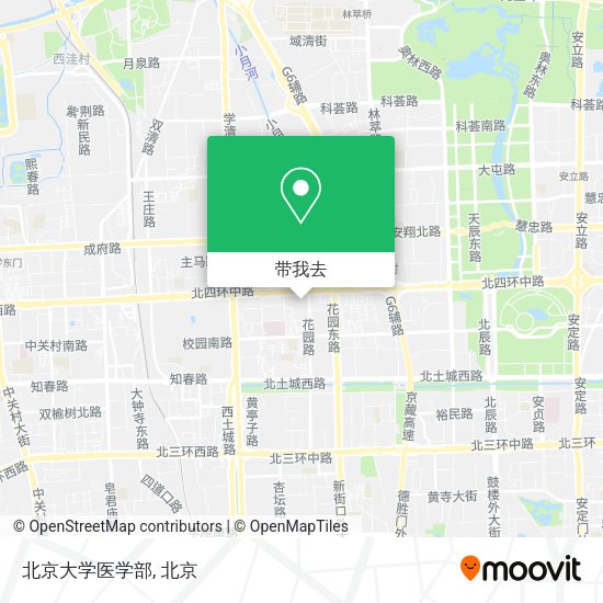 北京大学医学部地图