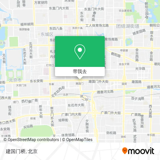 建国门桥地图