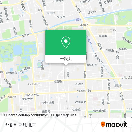 학원로 교회地图