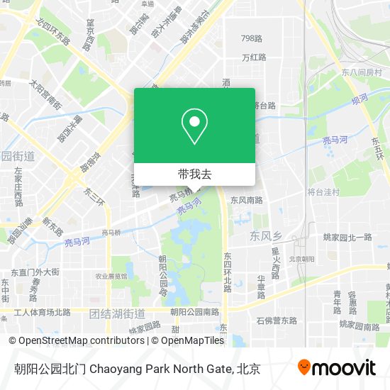 朝阳公园北门 Chaoyang Park North Gate地图