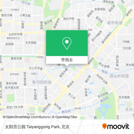 太阳宫公园 Taiyanggong Park地图