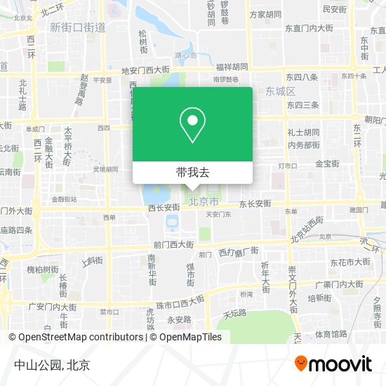 中山公园地图
