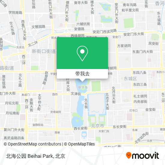 北海公园 Beihai Park地图