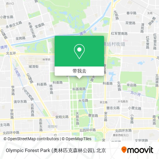Olympic Forest Park (奥林匹克森林公园)地图