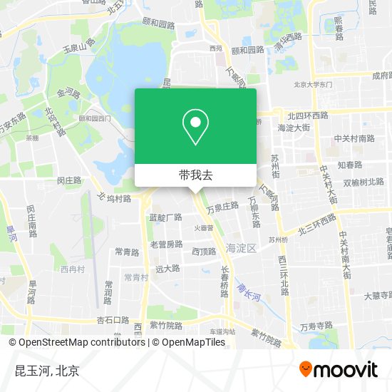 昆玉河地图
