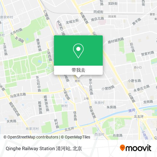 Qinghe Railway Station 清河站地图