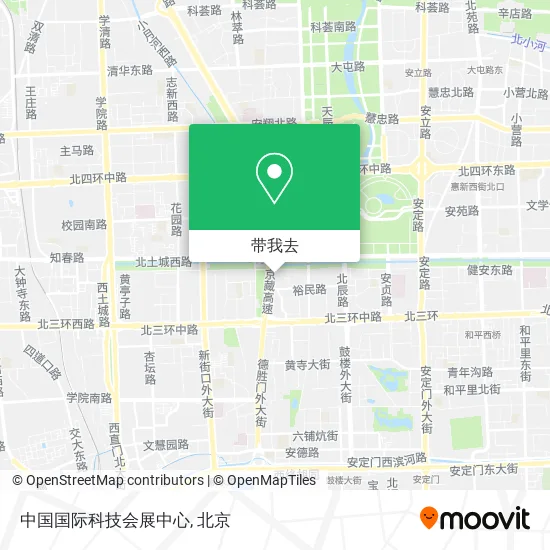 中国国际科技会展中心地图