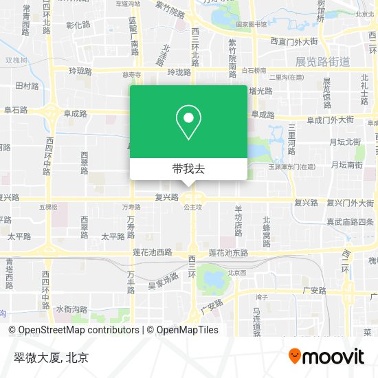 翠微大厦地图