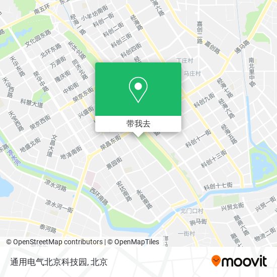 通用电气北京科技园地图