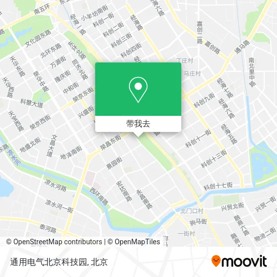 通用电气北京科技园地图