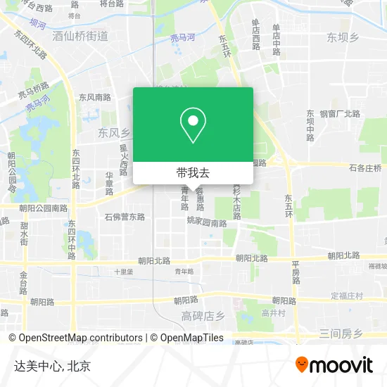 达美中心地图