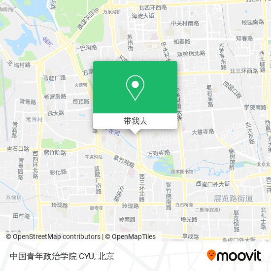 中国青年政治学院 CYU地图