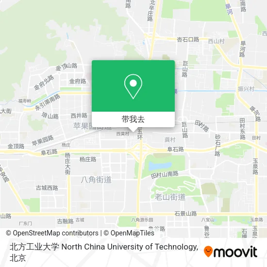 北方工业大学 North China University of Technology地图