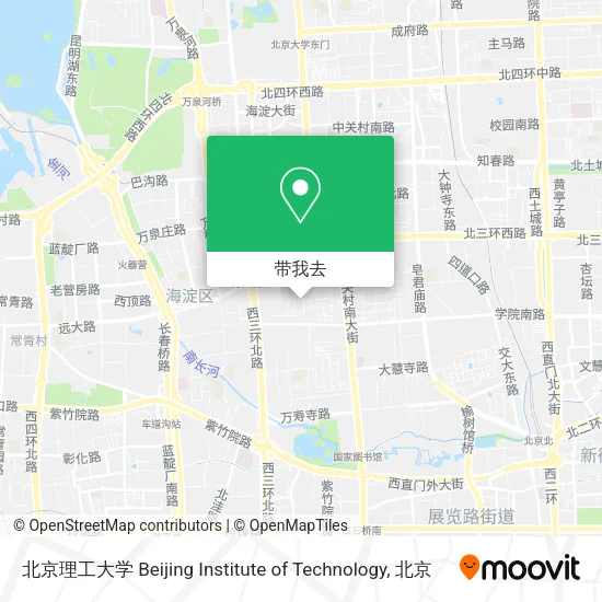 北京理工大学 Beijing Institute of Technology地图
