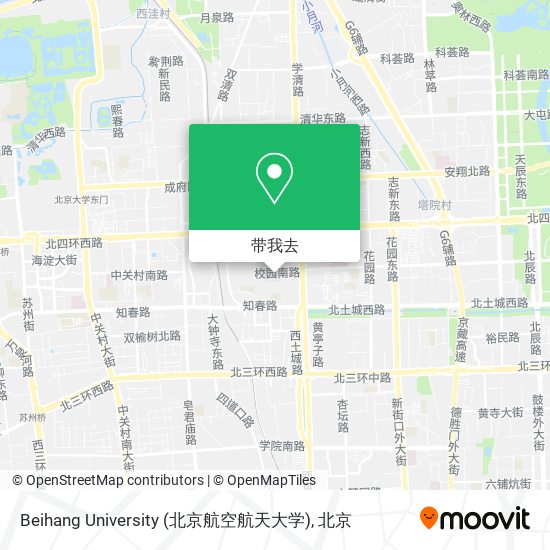 Beihang University (北京航空航天大学)地图