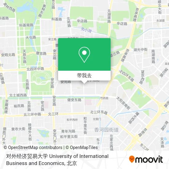 对外经济贸易大学 University of International Business and Economics地图