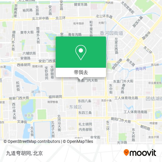 九道弯胡同地图
