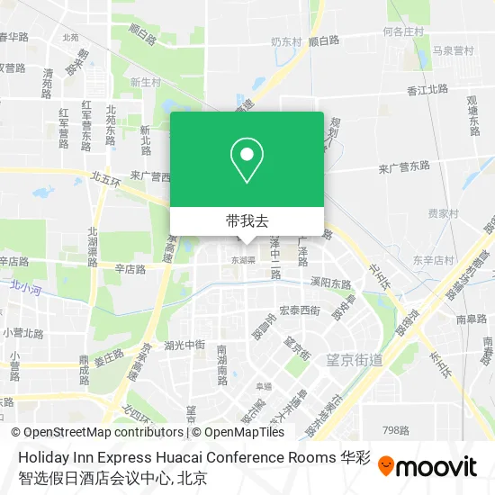 Holiday Inn Express Huacai Conference Rooms 华彩智选假日酒店会议中心地图
